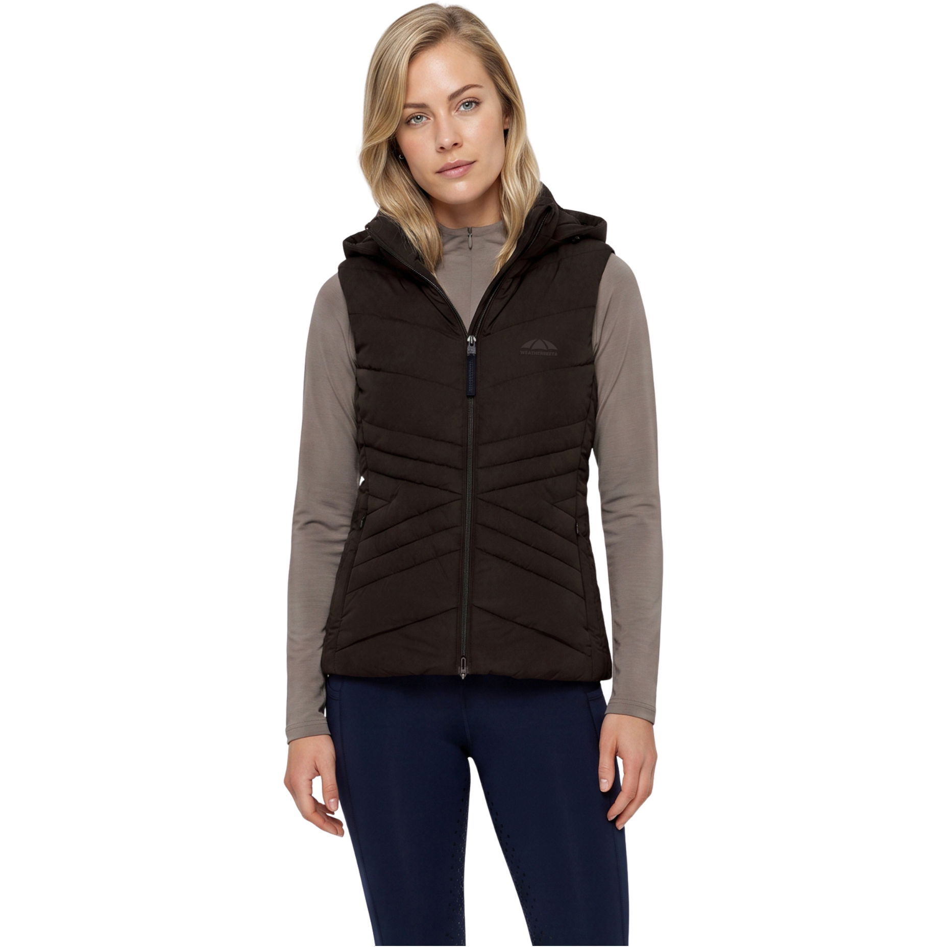 2026 WeatherBeeta Dames Geïsoleerde Vest 1028840 - New Espresso